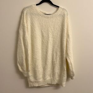 White sweater dress size XL